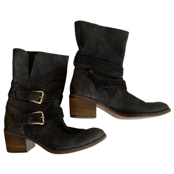 Donald J Pliner Vintage Suede Boots - Picture 1 of 8